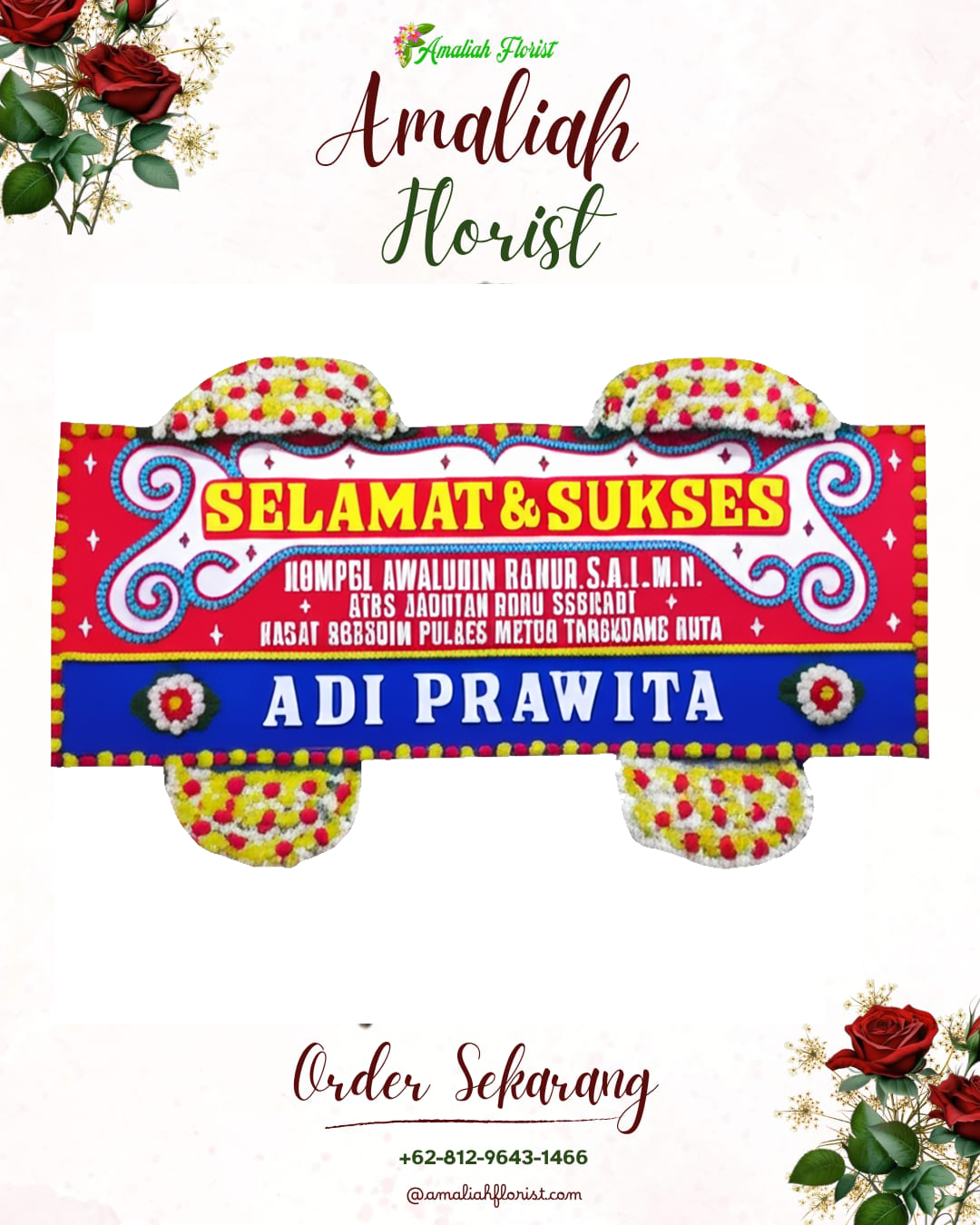 Papan Bunga Ucapan Selamat Cipocok Jaya